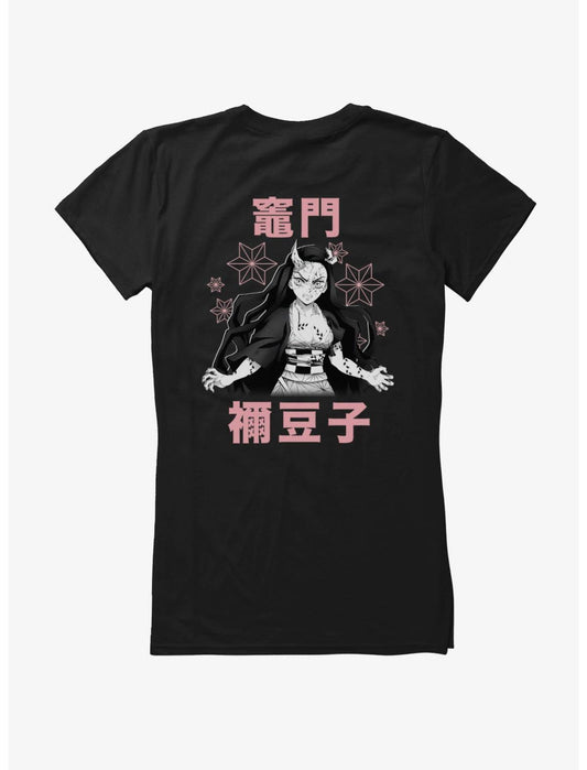 Demon Slayer: Kimetsu No Yaiba Nezuko Kamado Blossoms Girls T-Shirt - US 6249