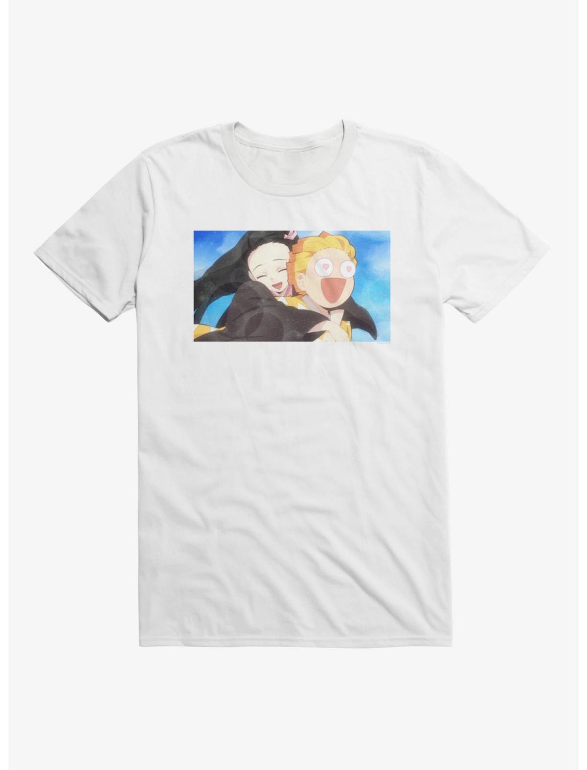 Demon Slayer: Kimetsu No Yaiba Lovely Zenitsu & Nezuko T-Shirt - US 8717