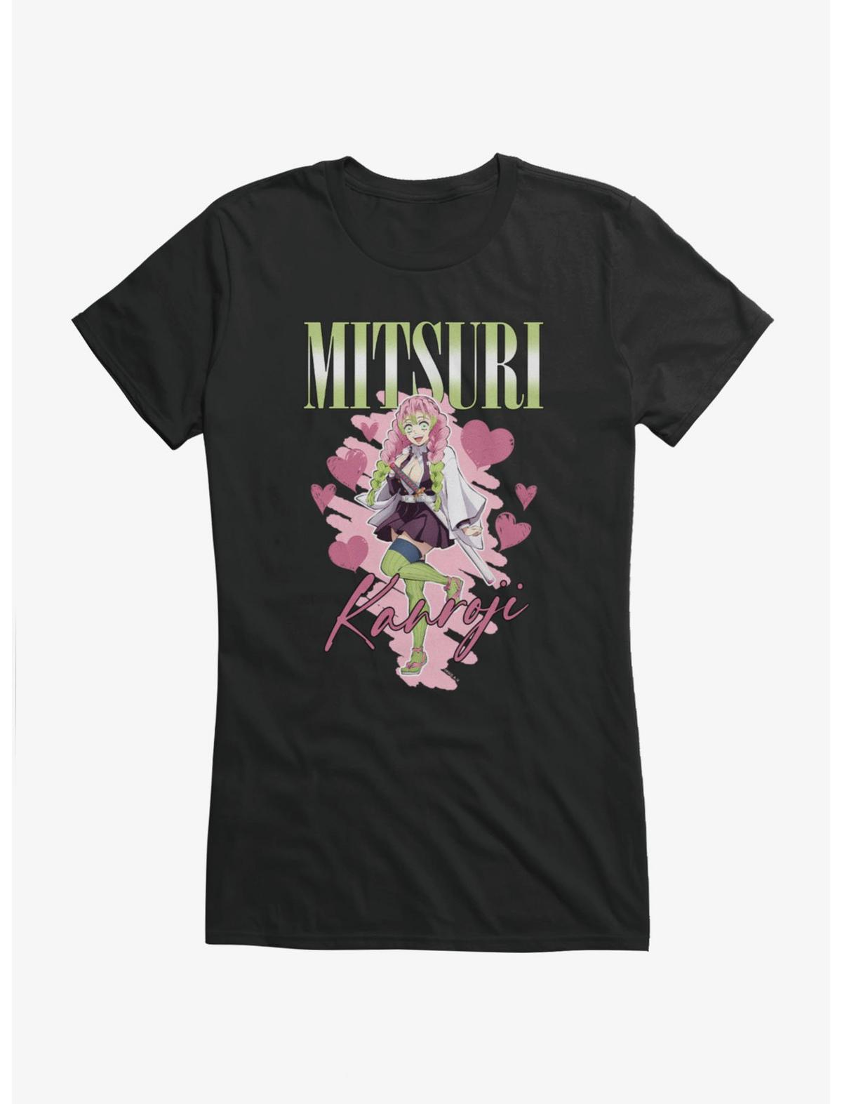 Demon Slayer: Kimetsu No Yaiba Mitsuri Kahroji Hearts Girls T-Shirt - US 1046