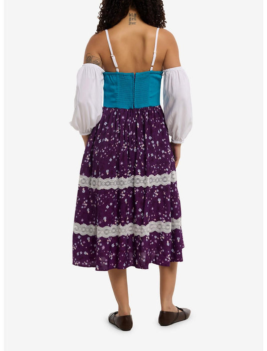 Disney The Hunchback Of Notre Dame Esméralda Cold-Shoulder Dress - US 1248