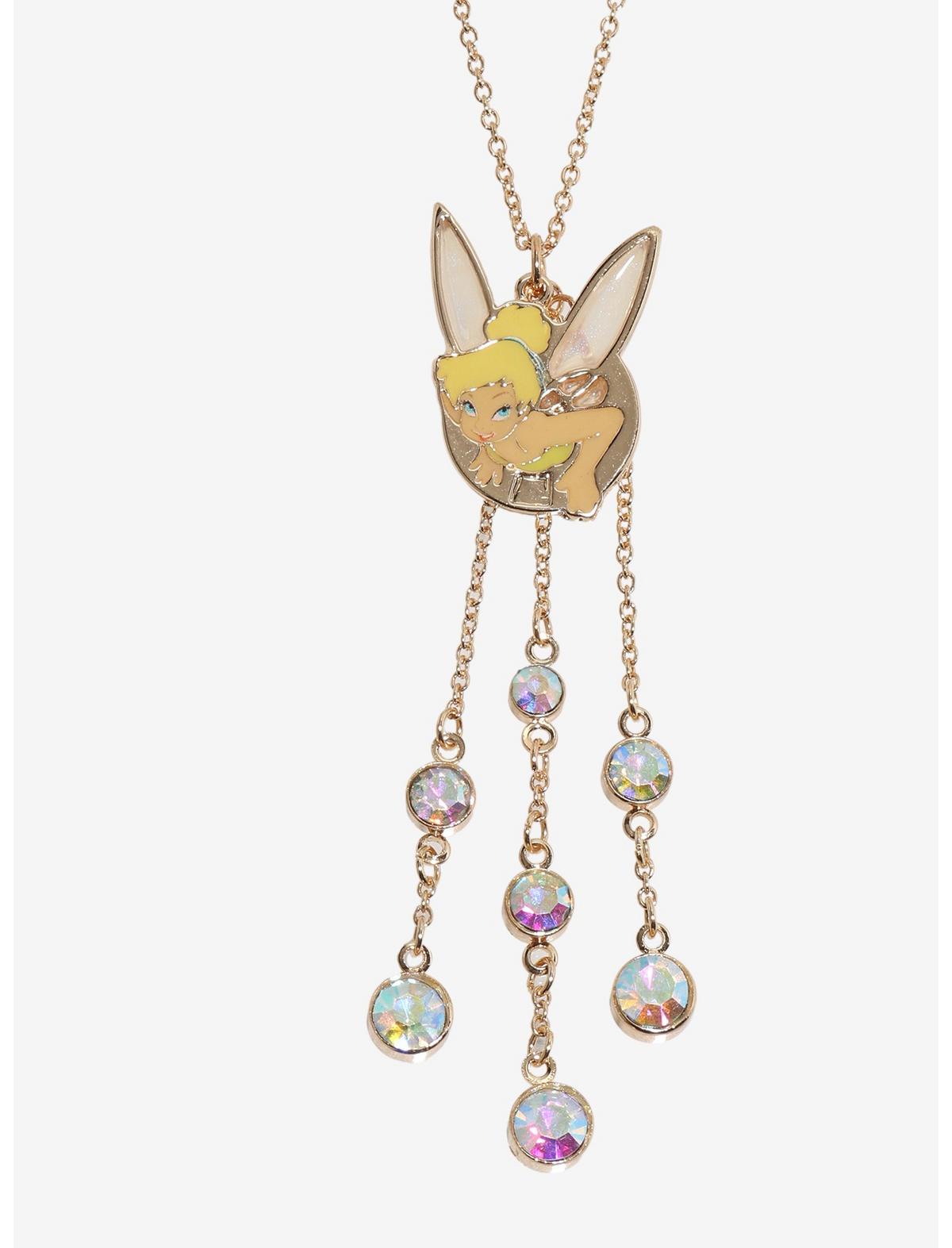Disney Peter Pan Tinker Bell Pixie Dust Pendant Necklace - US 2657