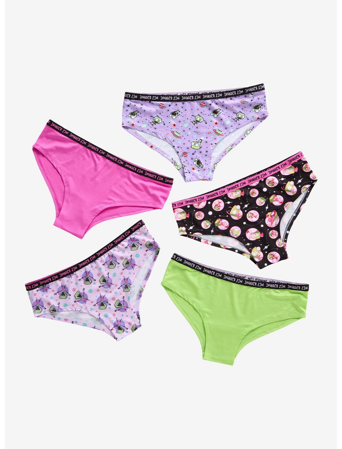 Invader Zim Bikini Panty Set 5 Pair - US 7532