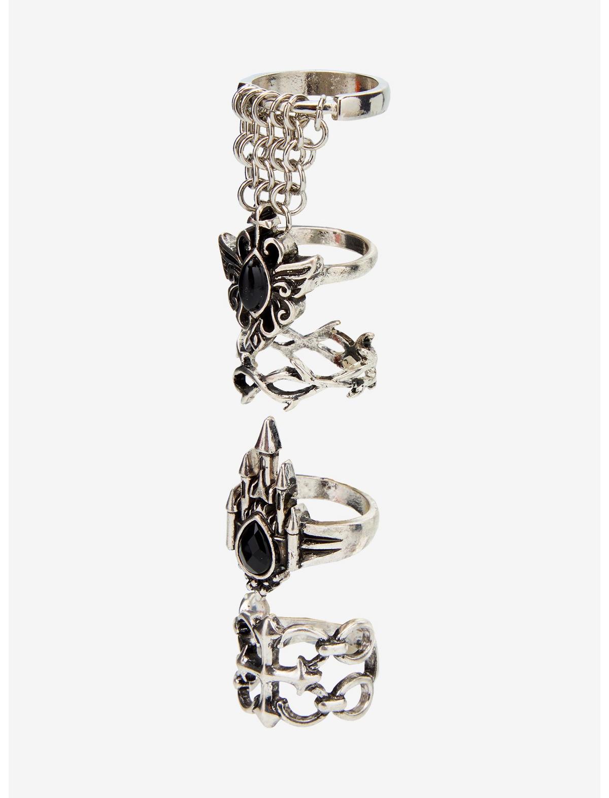 Medieval Castle Chain Ring Set - US 4917