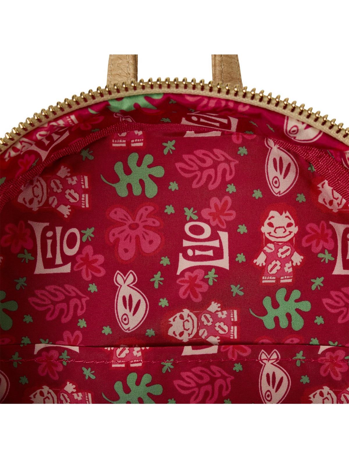 Loungefly Disney Lilo & Stitch Lilo Dress Figural Mini Backpack With Charm - US 5654