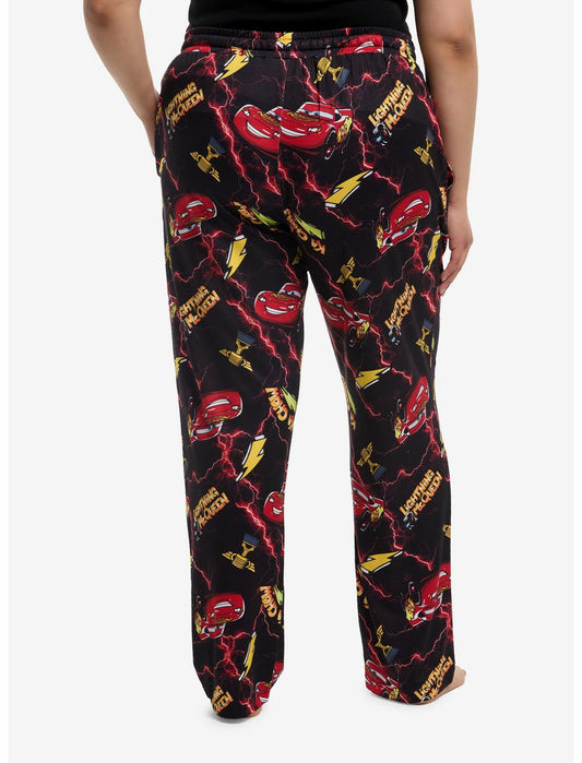 Disney Pixar Cars Lightning McQueen Pajama Pants Plus Size - US 3608