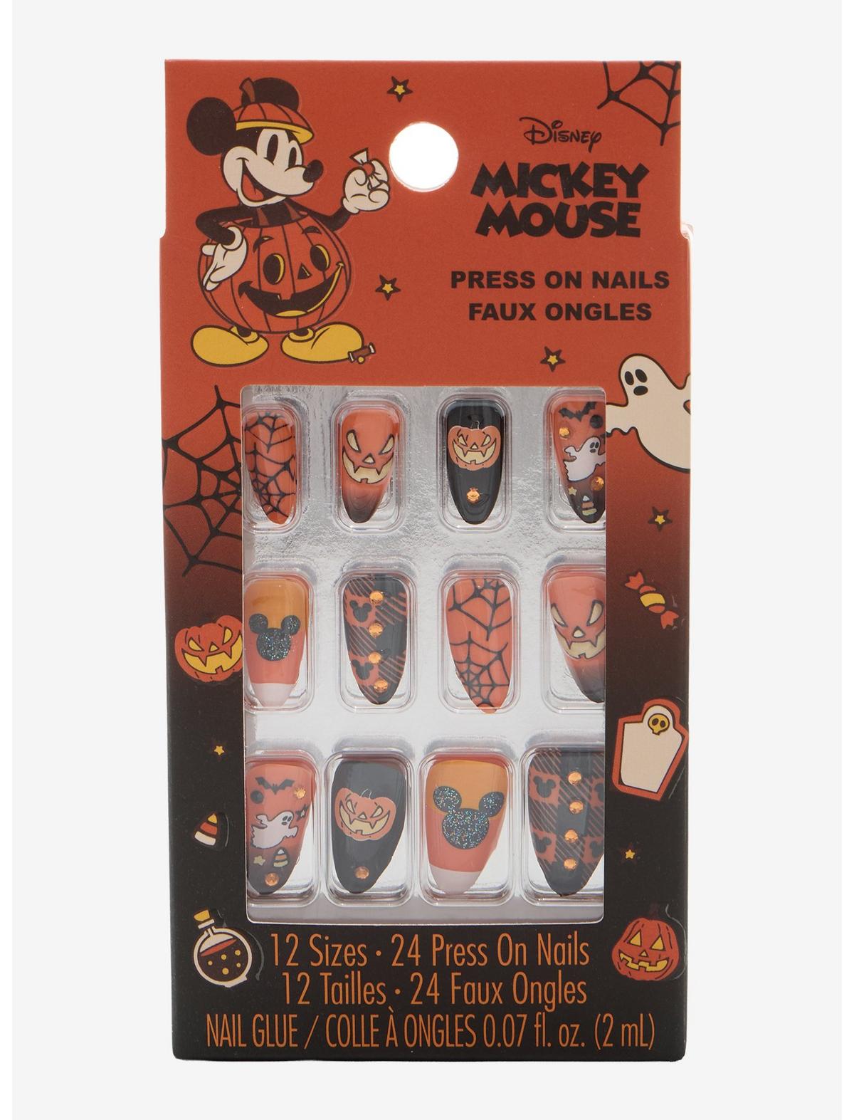 Disney Halloween Pumpkin Press-On Nails - US 1724