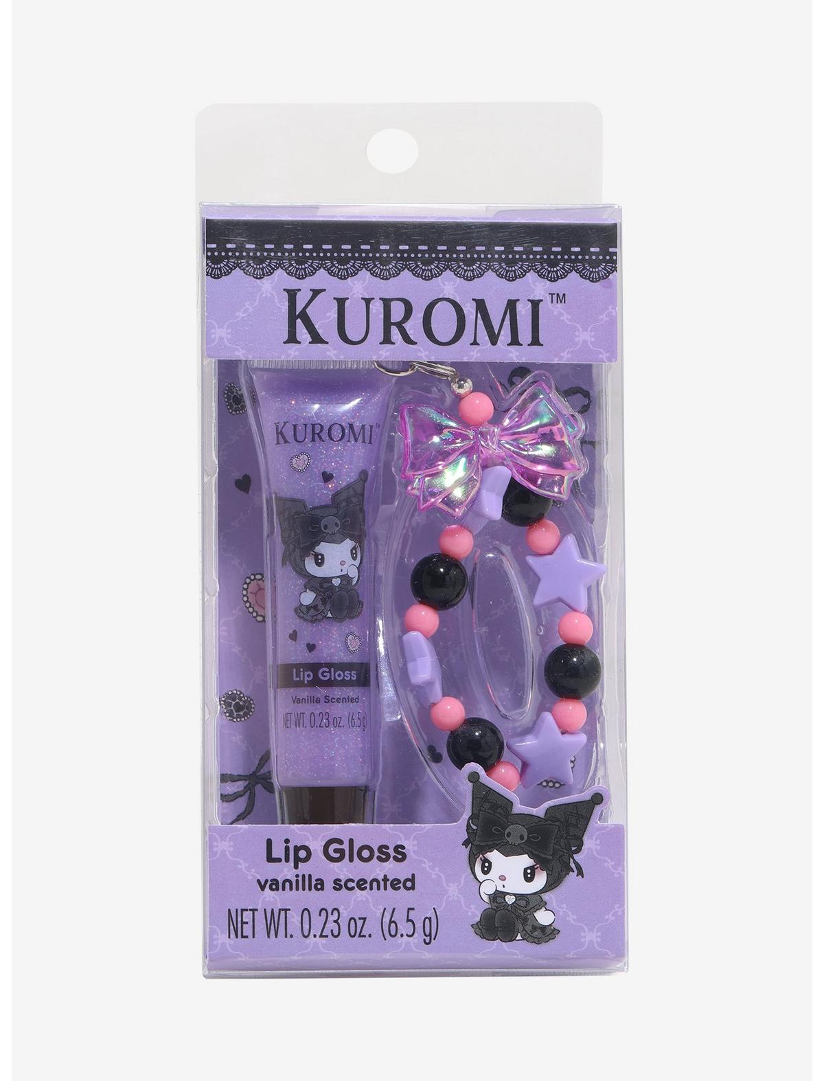 Kuromi Lip Gloss & Bracelet Set - US 8775
