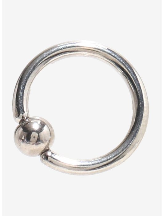 14G Steel Septum Captive Hoop - US 8716
