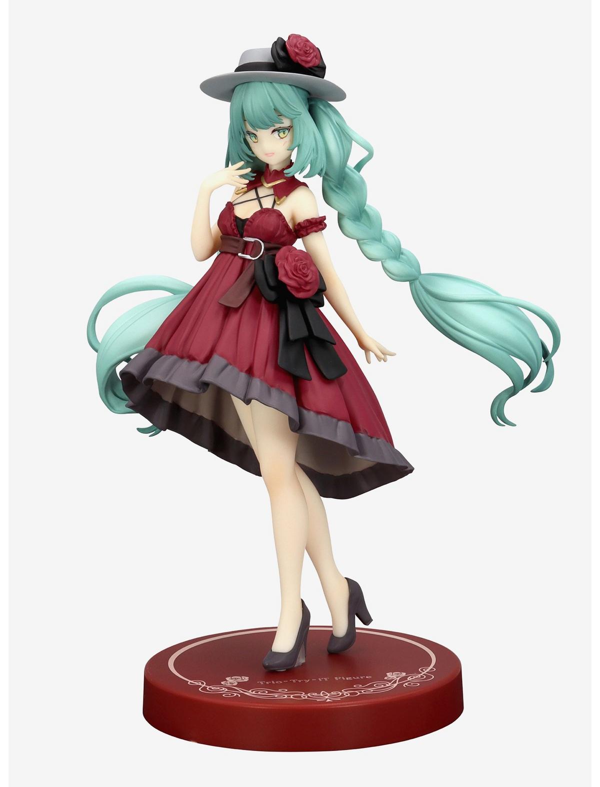 FuRyu Hatsune Miku Trio-Try-iT (Outing Dress Red Color Ver.) Figure - US 2146