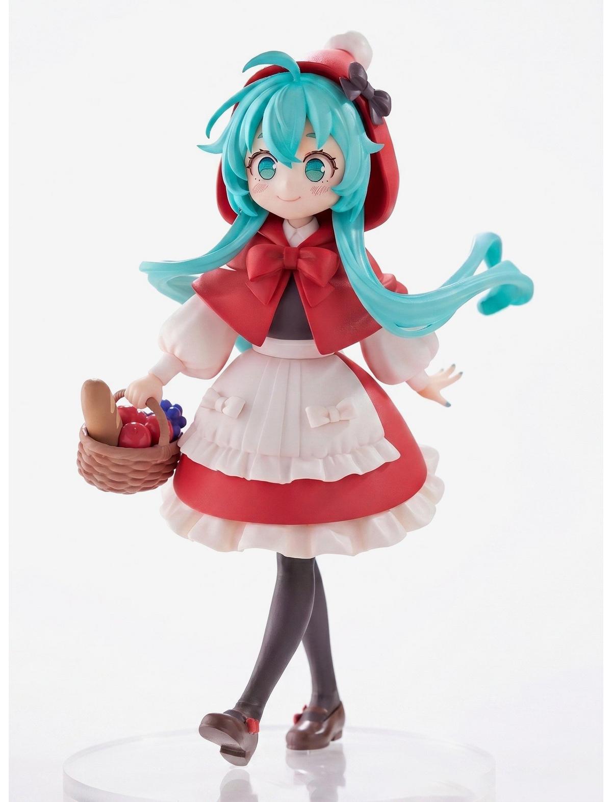FuRyu Hatsune Miku Desktop Fairy (Little Red Riding Hood Ver.) Figure - US 6819