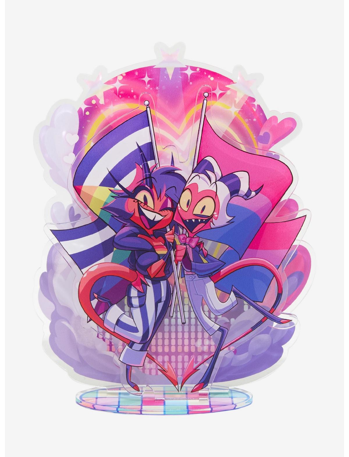 Helluva Boss Millie & Moxxie Pride Acrylic Stand - US 7270