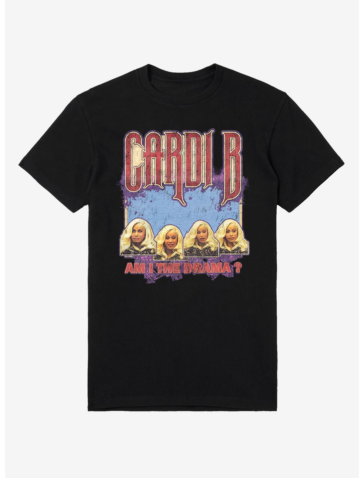 Cardi B Am I The Drama? Court Photos T-Shirt - US 1363