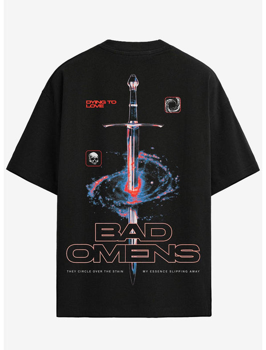 Bad Omens Galaxy Sword T-Shirt - US 6356