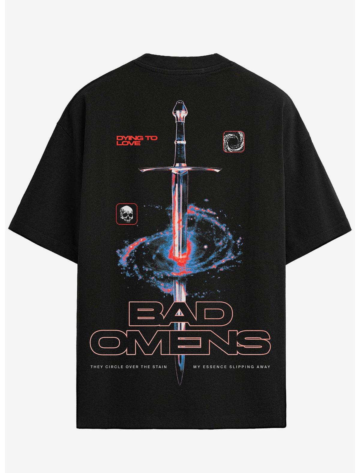 Bad Omens Galaxy Sword T-Shirt - US 6356