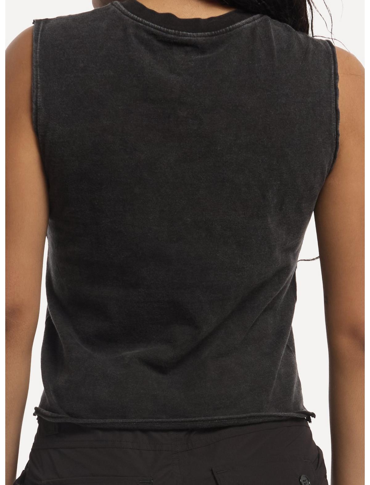 Kuromi Bat Lace-Up Girls Muscle Tank Top - US 0133