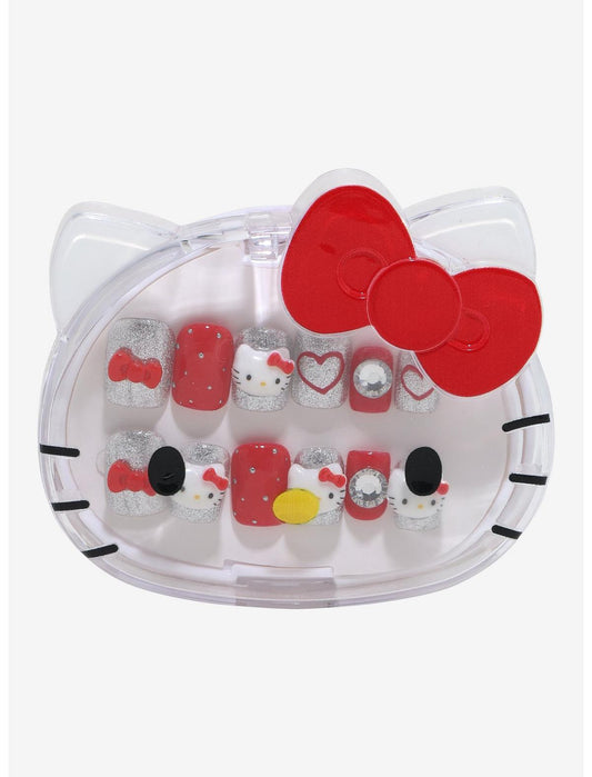 3H Nails Hello Kitty Bows Press-On Nail Set - US 4884