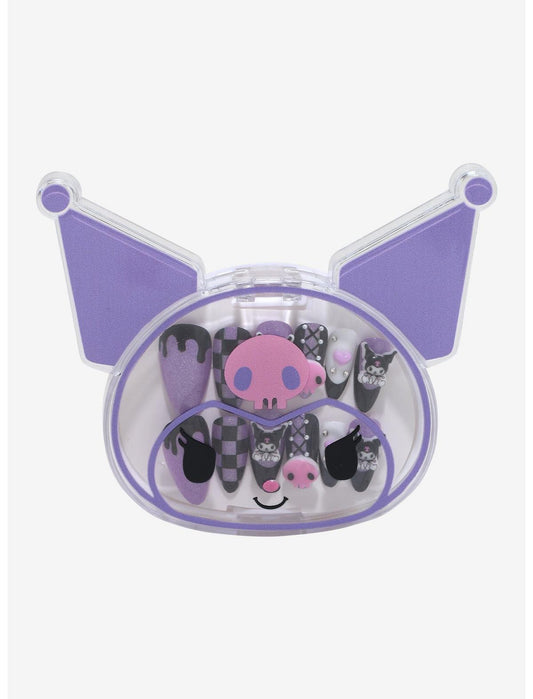 3H Nails Kuromi Checker Press-On Nail Set - US 8281