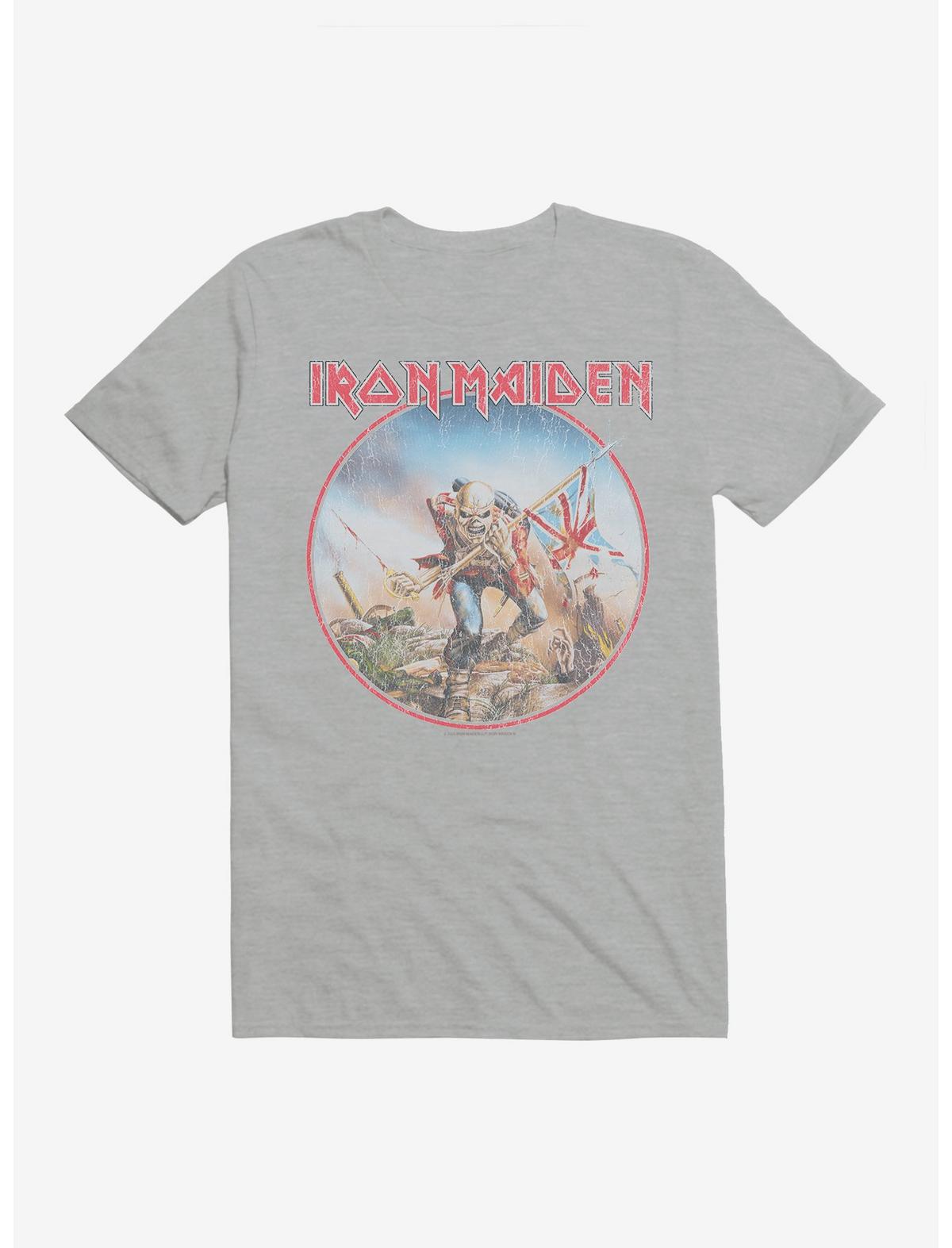 Iron Maiden The Trooper Distressed Circle T-Shirt - US 7315