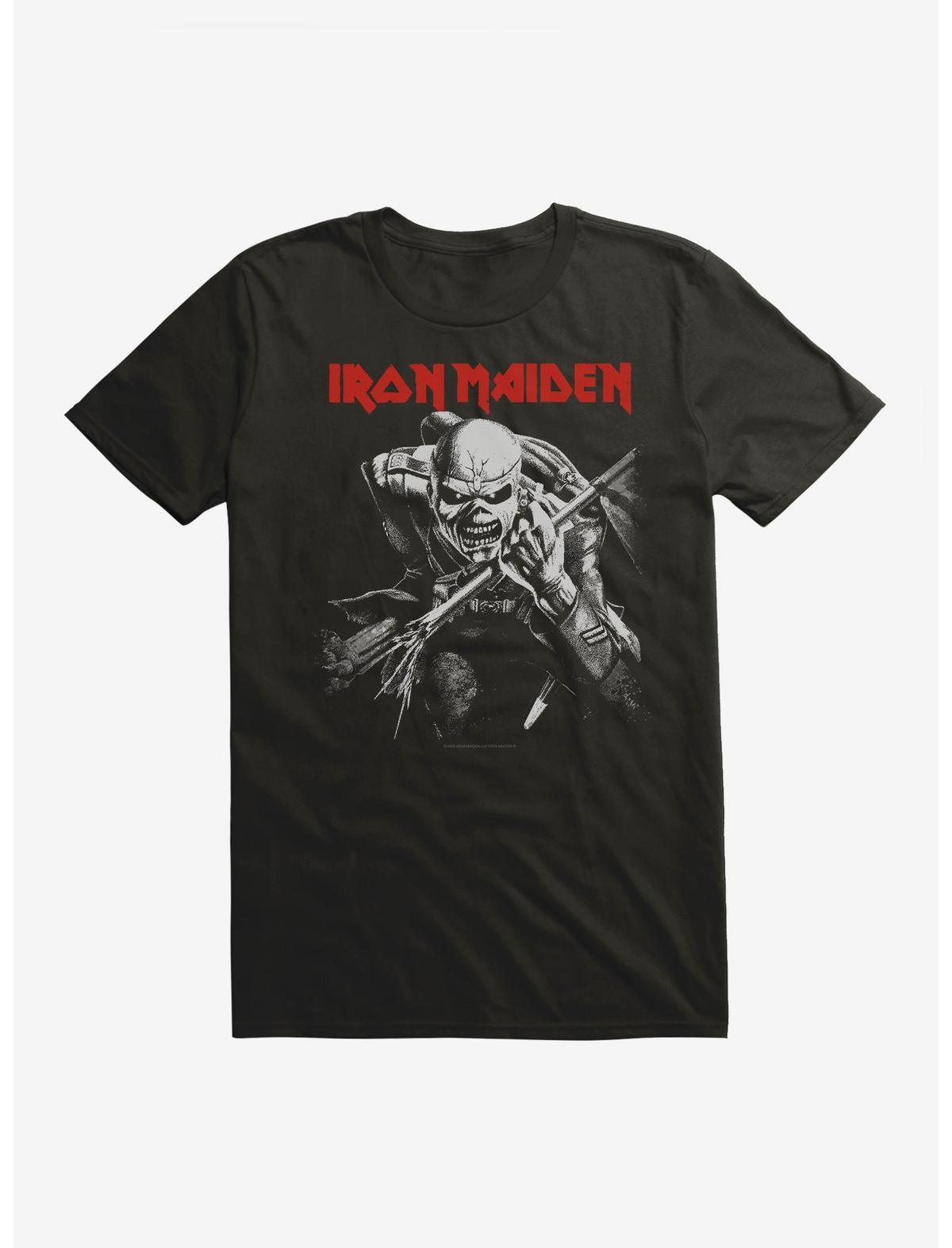 Iron Maiden The Trooper Black & White T-Shirt - US 6172