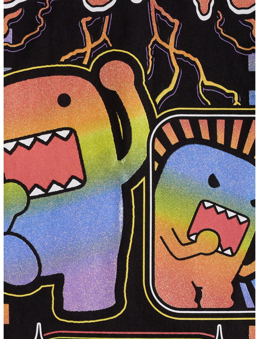 Domo Rainbow Glitter Portraits T-Shirt - US 4452