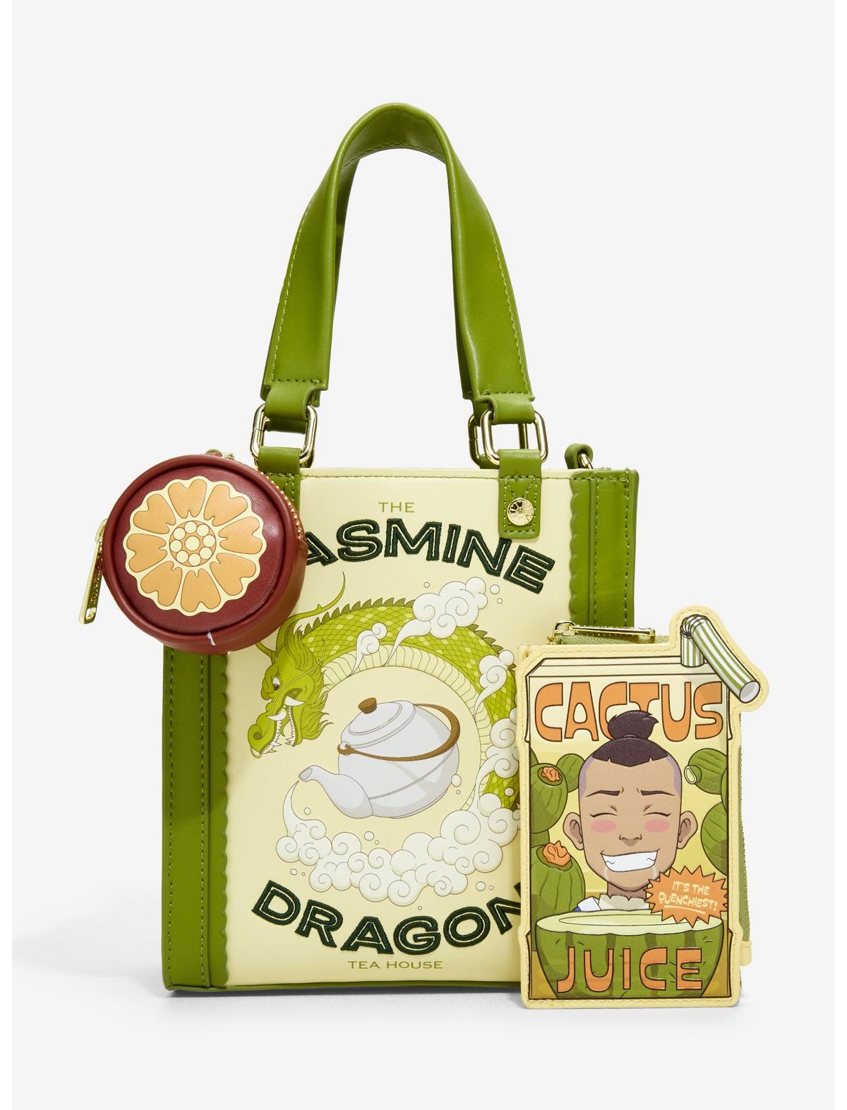 Loungefly Avatar: The Last Airbender Jasmine Dragon Crossbody Bag With Coin Purse - US 9353