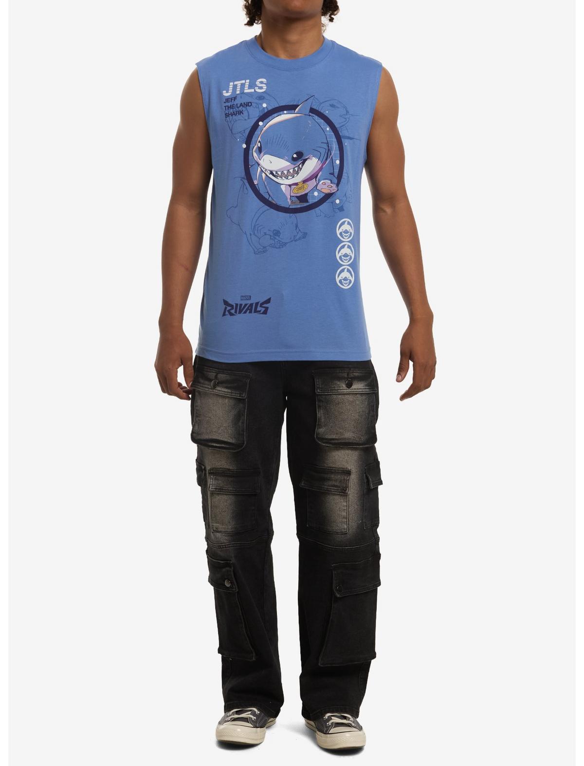 Marvel Rivals Jeff The Land Shark Muscle Tank Top - US 7273