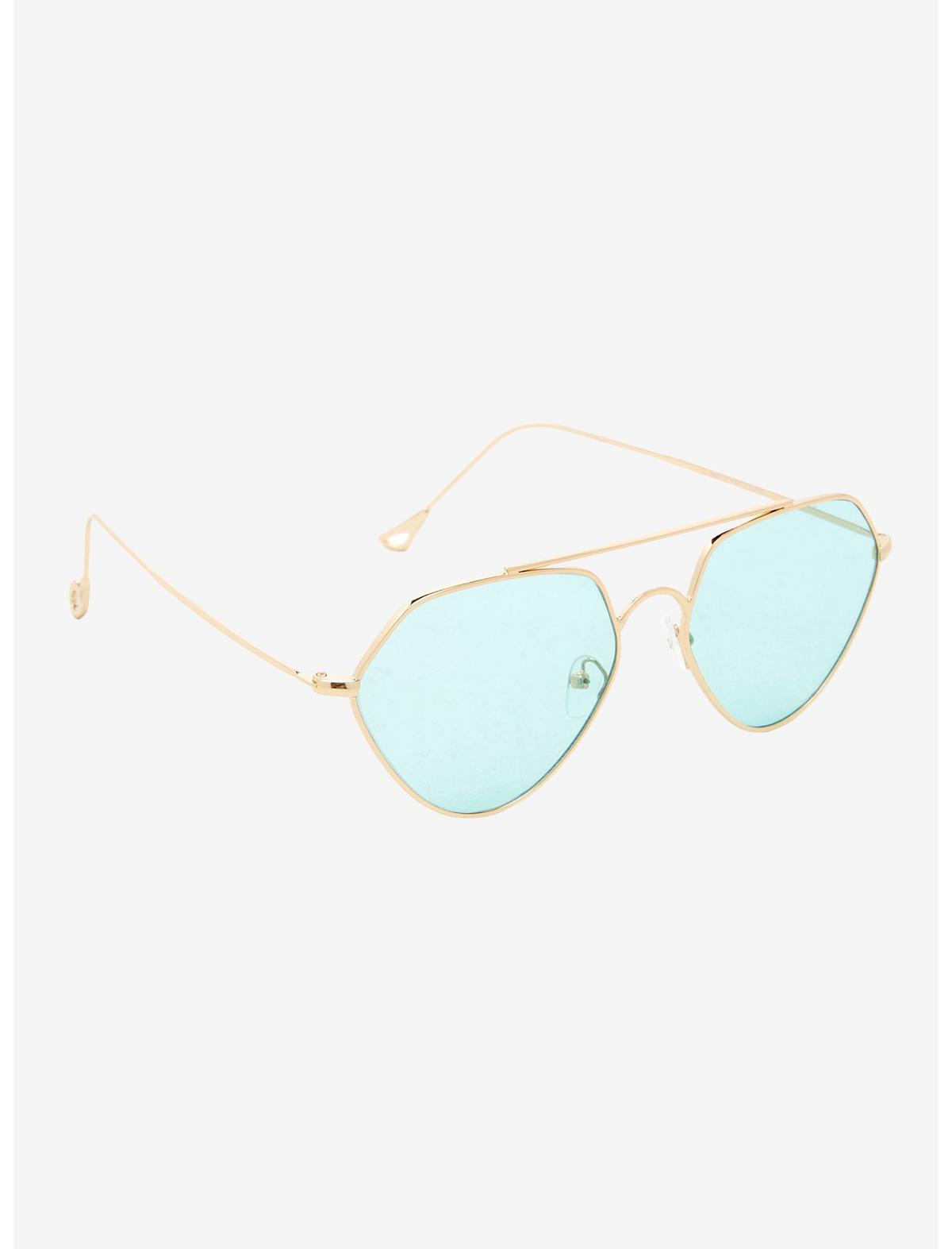 Genie Turquoise Aviator Sunglasses - US 3271