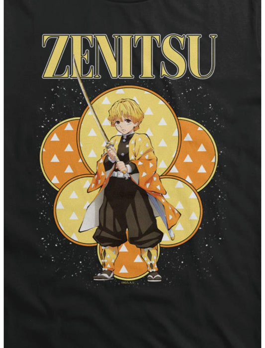 Demon Slayer Zenitsu Circles T-Shirt - US 3866