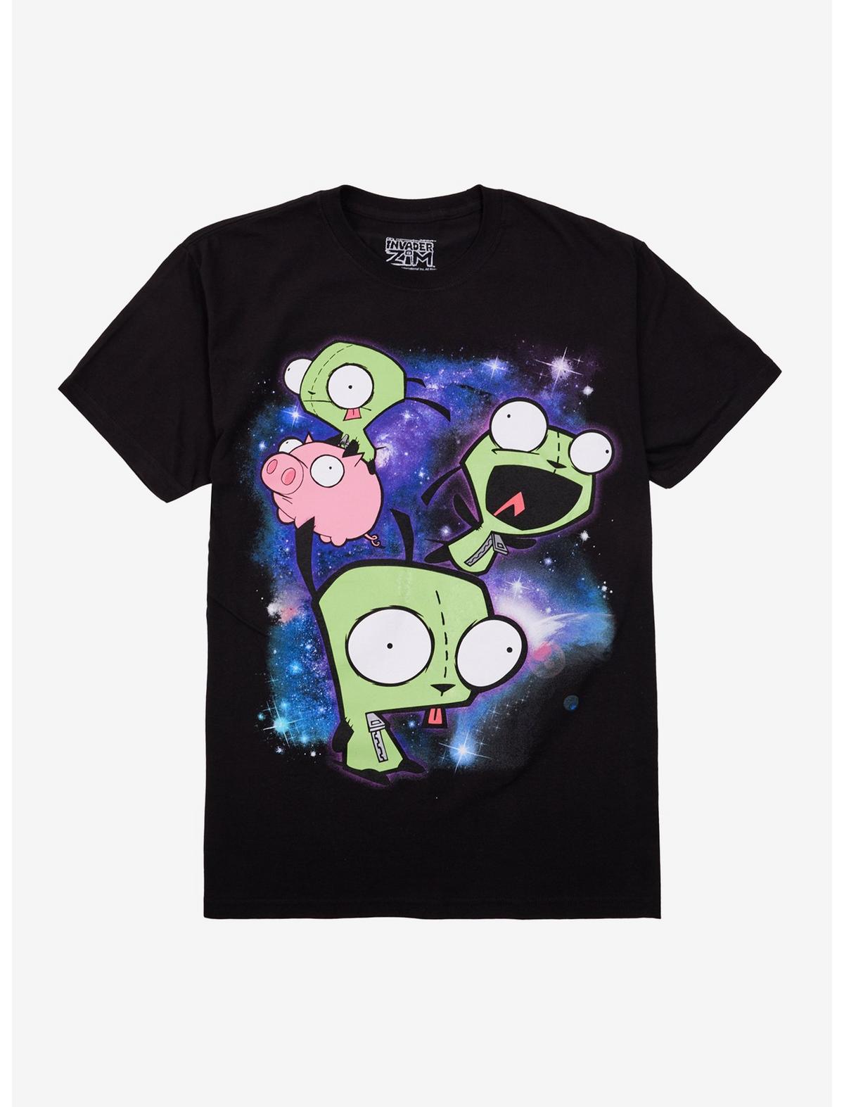 Invader Zim GIR Galaxy Collage T-Shirt - US 0884