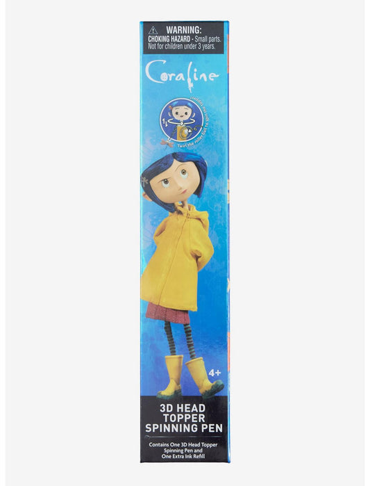 Coraline 3D Head Topper Blind Box Spinner Pen - US 0322