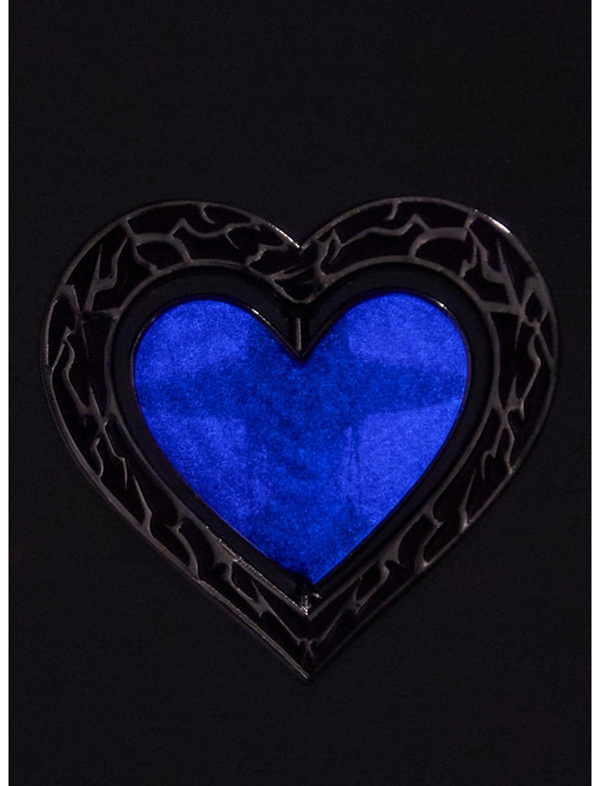 KPop Demon Hunters Jinu Glow-In-The-Dark Flip Enamel Pin - US 2582