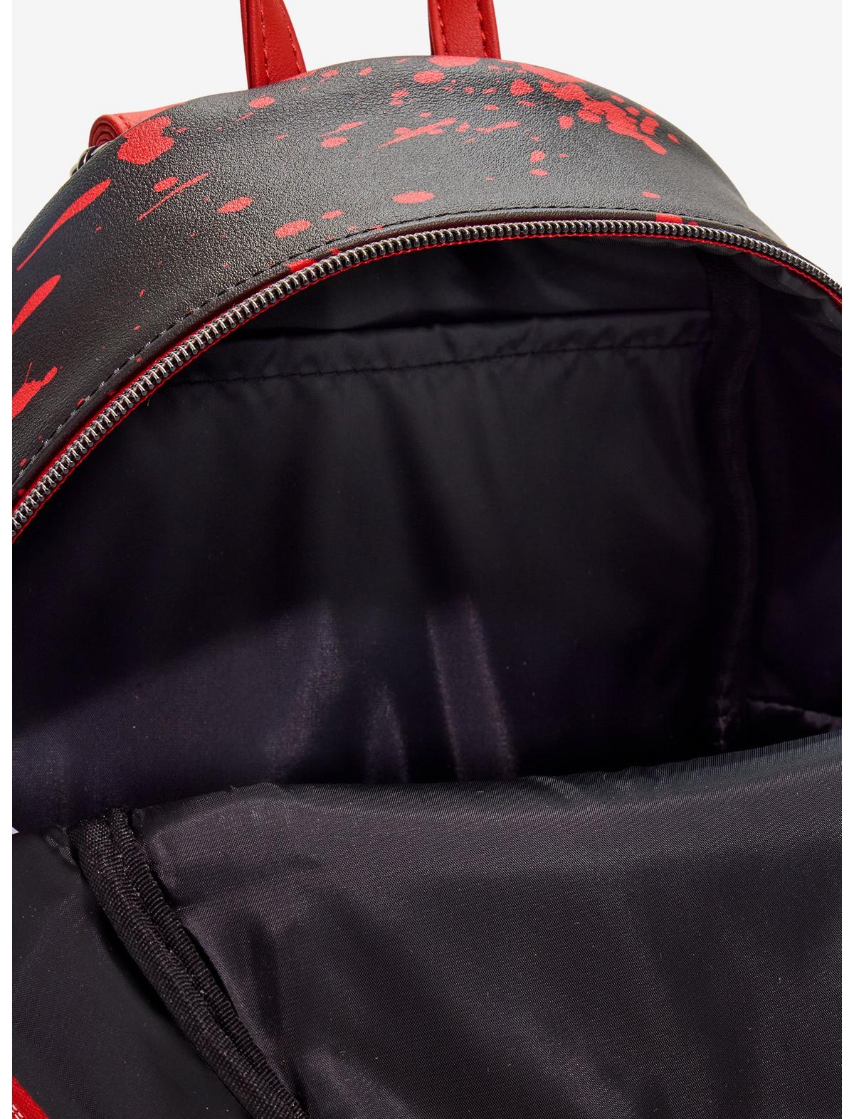Loungefly Saw Collage Splatter Mini Backpack - US 4860