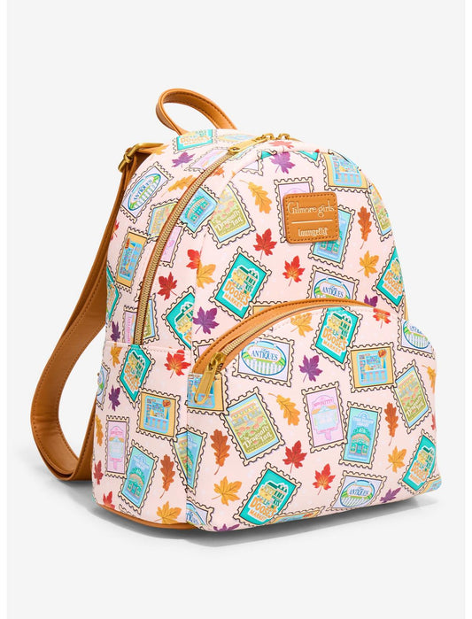 Loungefly Gilmore Girls Stamps Mini Backpack - US 8106
