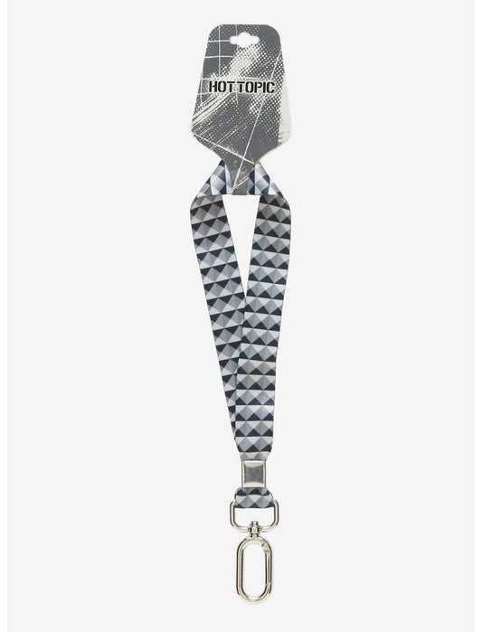 Black & Grey Stud Wrist Lanyard - US 1741