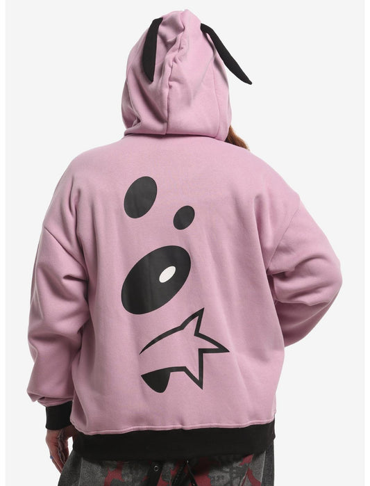 Courage The Cowardly Dog Figural Girls Hoodie Plus Size - US 7088