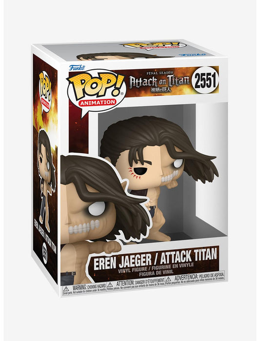 Funko Attack On Titan Pop! Animation Eren Jaeger/Attack Titan Vinyl Figure - US 7569