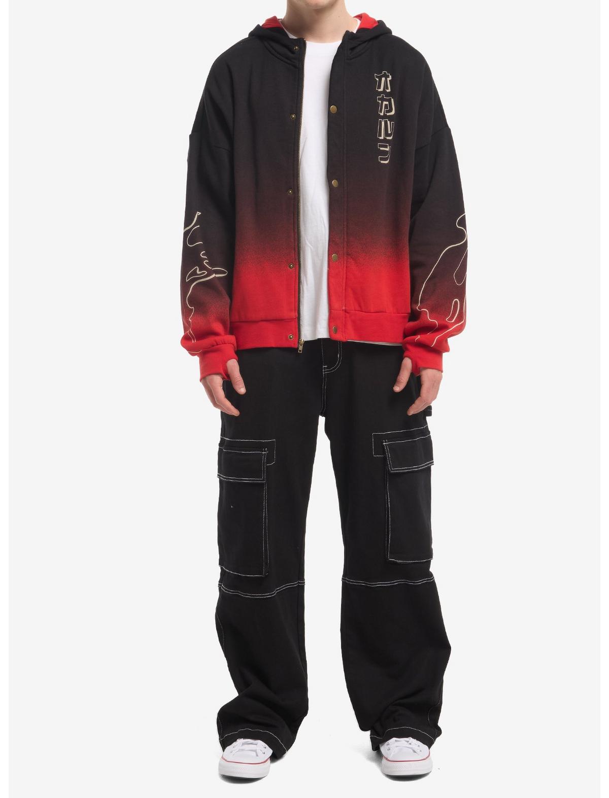 Dandadan Okarun Cosplay Mask Hoodie - US 8465