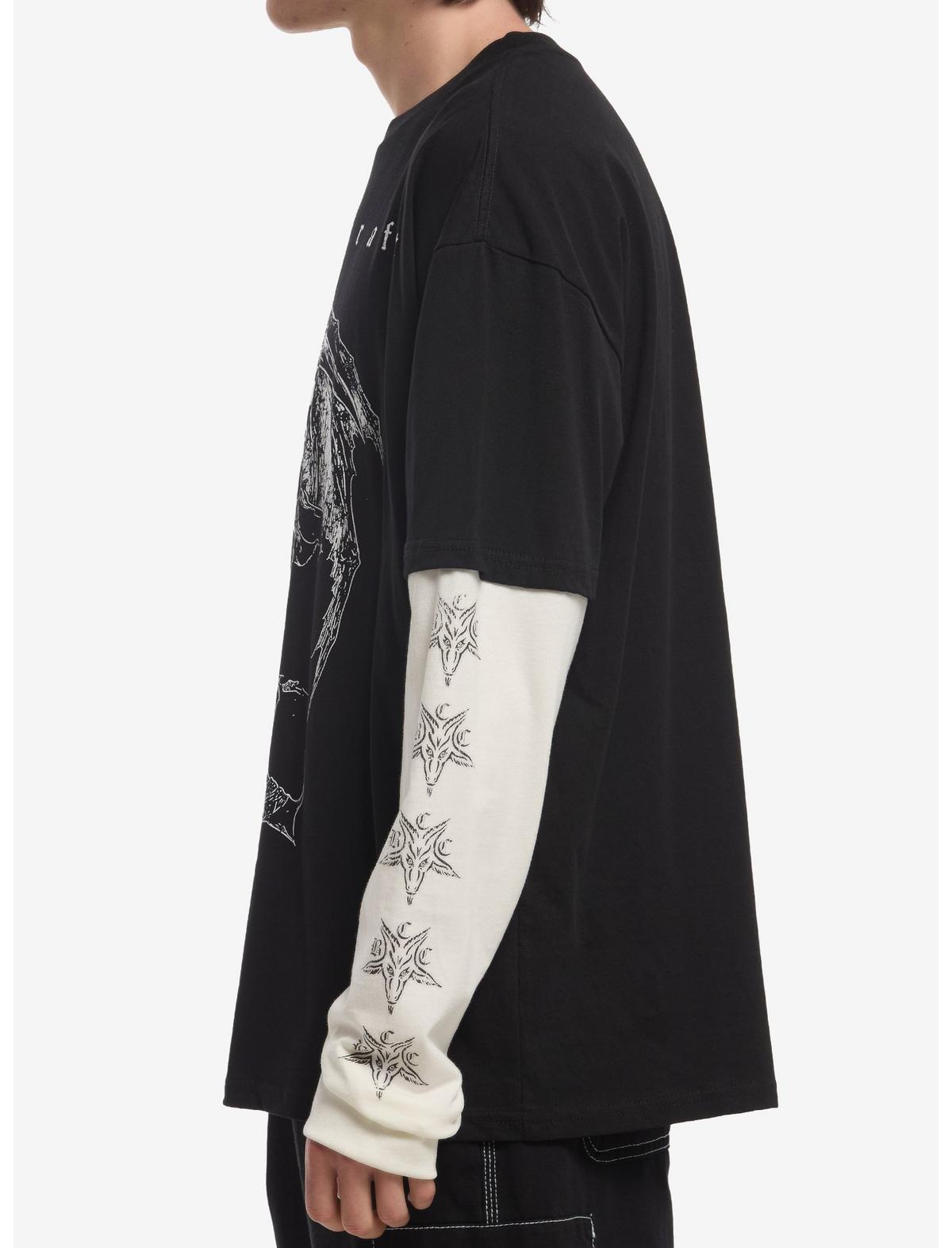 Blackcraft X Ice Nine Kills Skeleton Reaper Twofer Long-Sleeve T-Shirt - US 0784