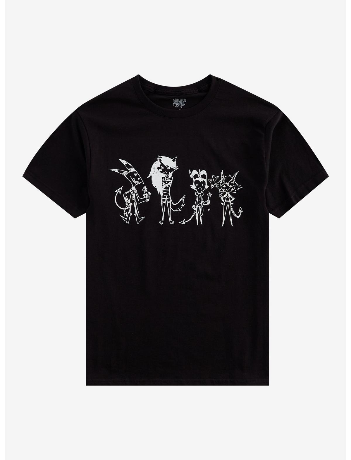 Helluva Boss Group Doodle T-Shirt - US 2142