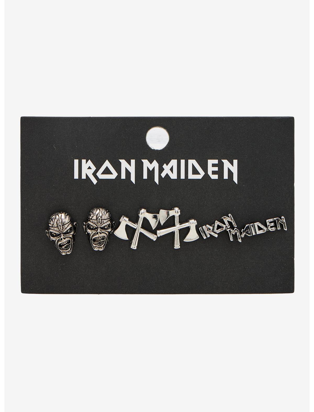 Iron Maiden Assorted Stud Earring Set - US 0186