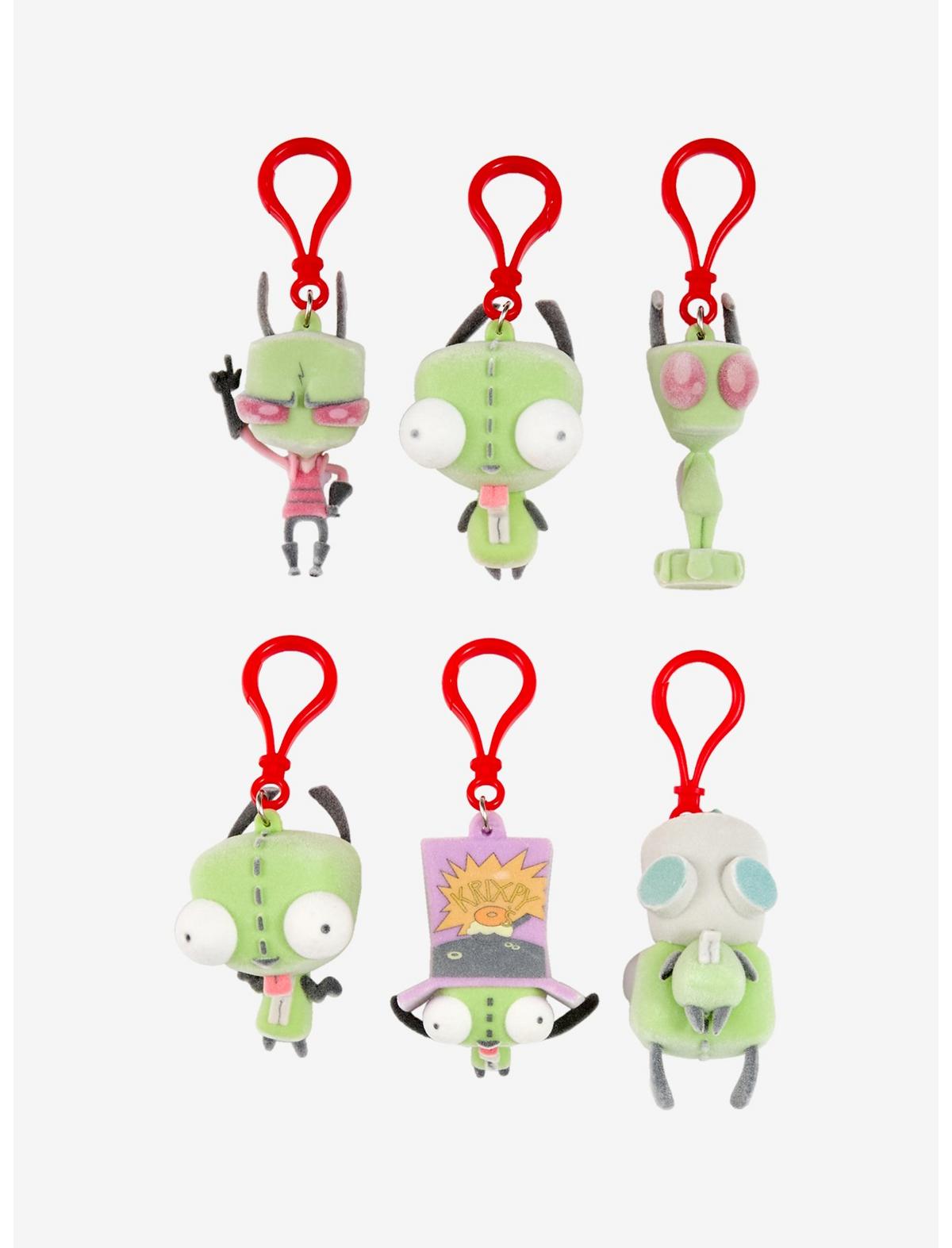 Invader Zim Flocked Blind Box Figural Bag Clip - US 3889