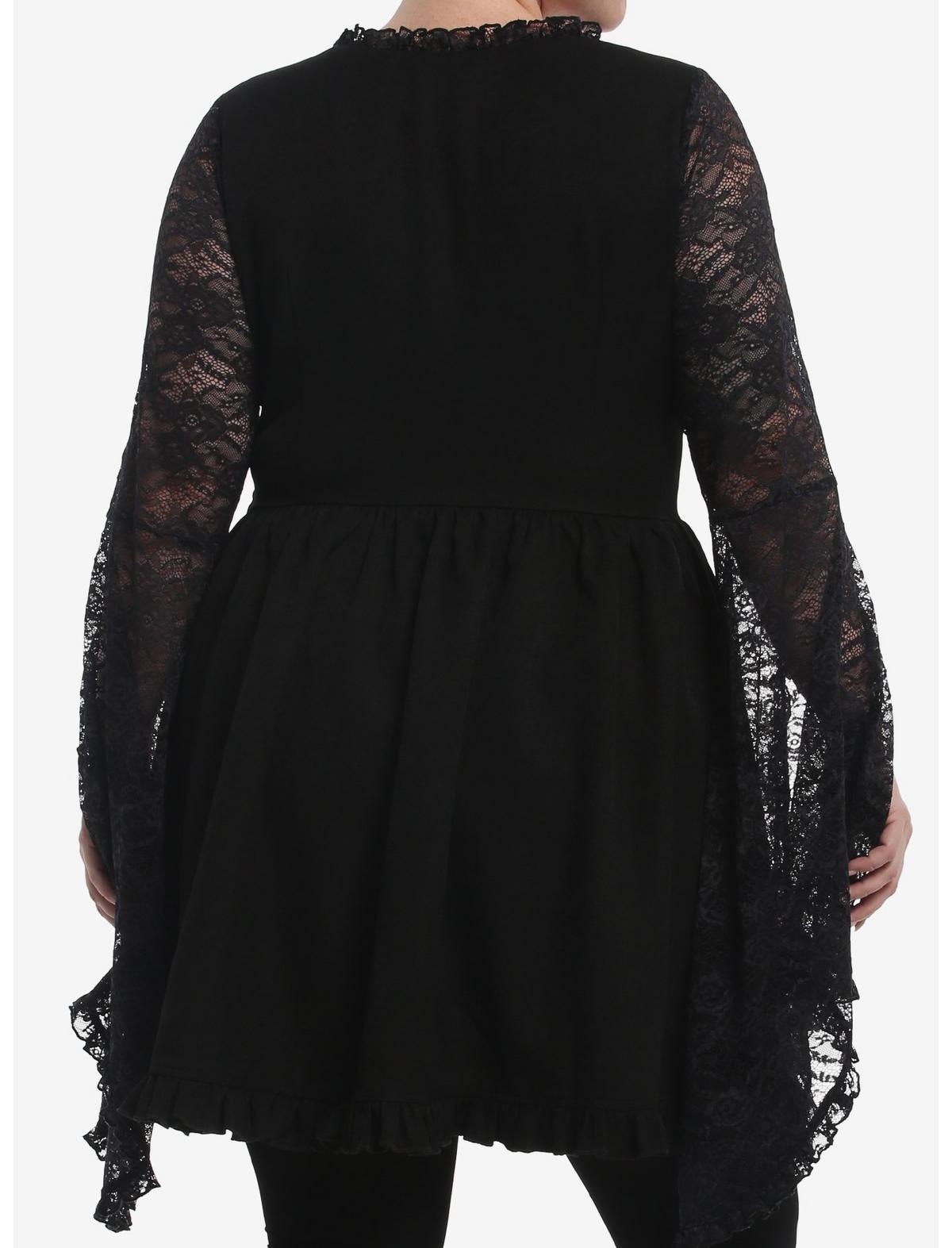Cosmic Aura Corset Lace Bell Sleeve Dress Plus Size - US 0683