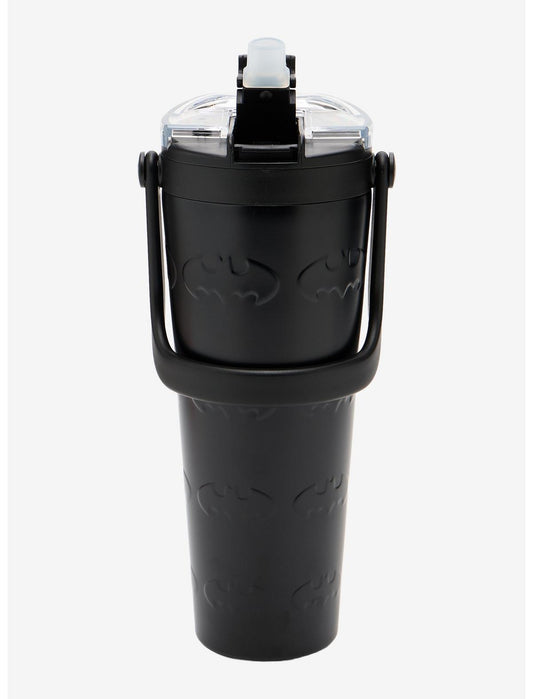 DC Comics Batman Embossed Symbol Steel Travel Cup - US 5738
