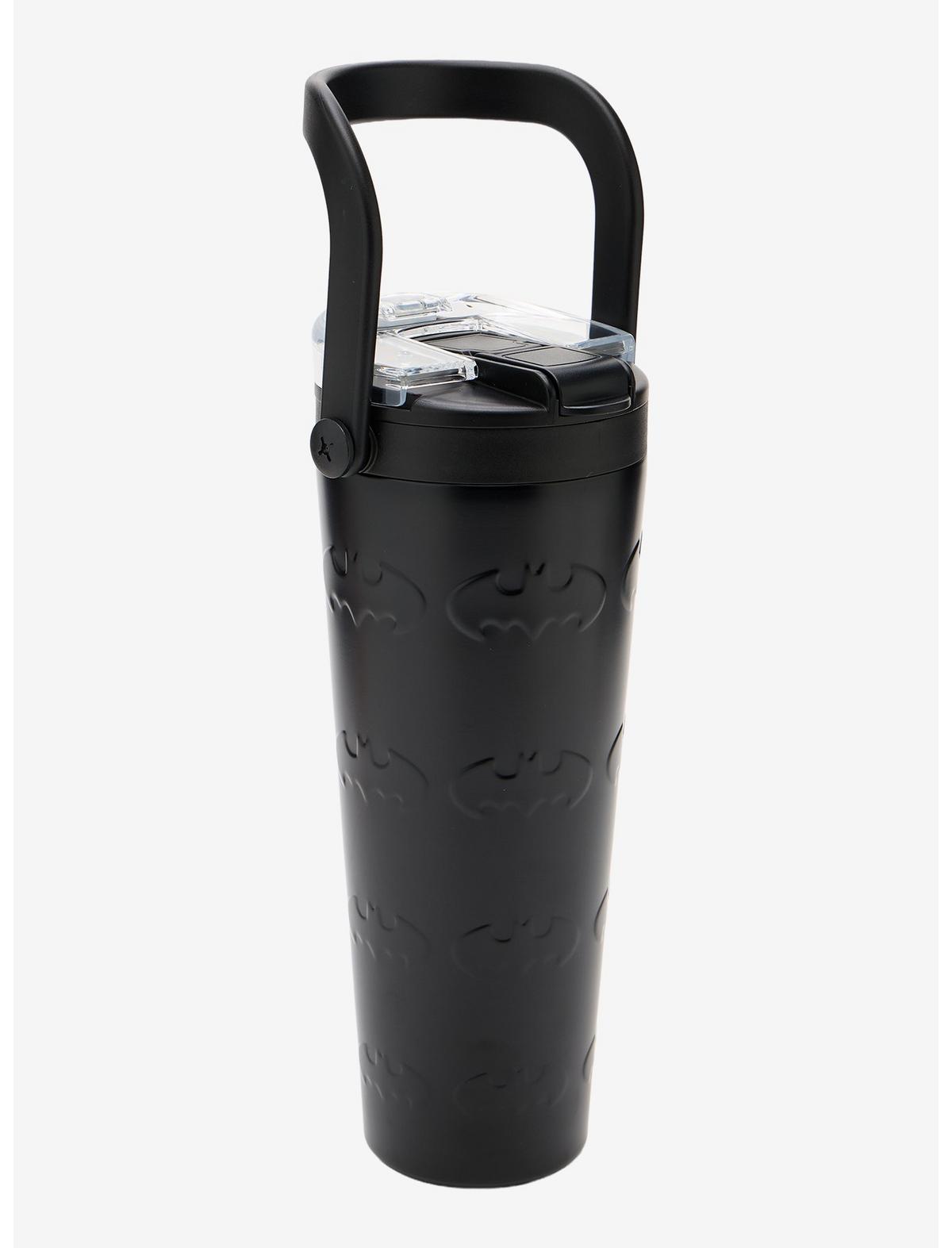 DC Comics Batman Embossed Symbol Steel Travel Cup - US 5738