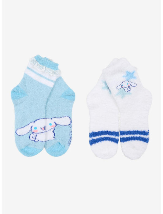 Cinnamoroll Lace Trim Varsity Cozy Sock 2 Pair - US 6716