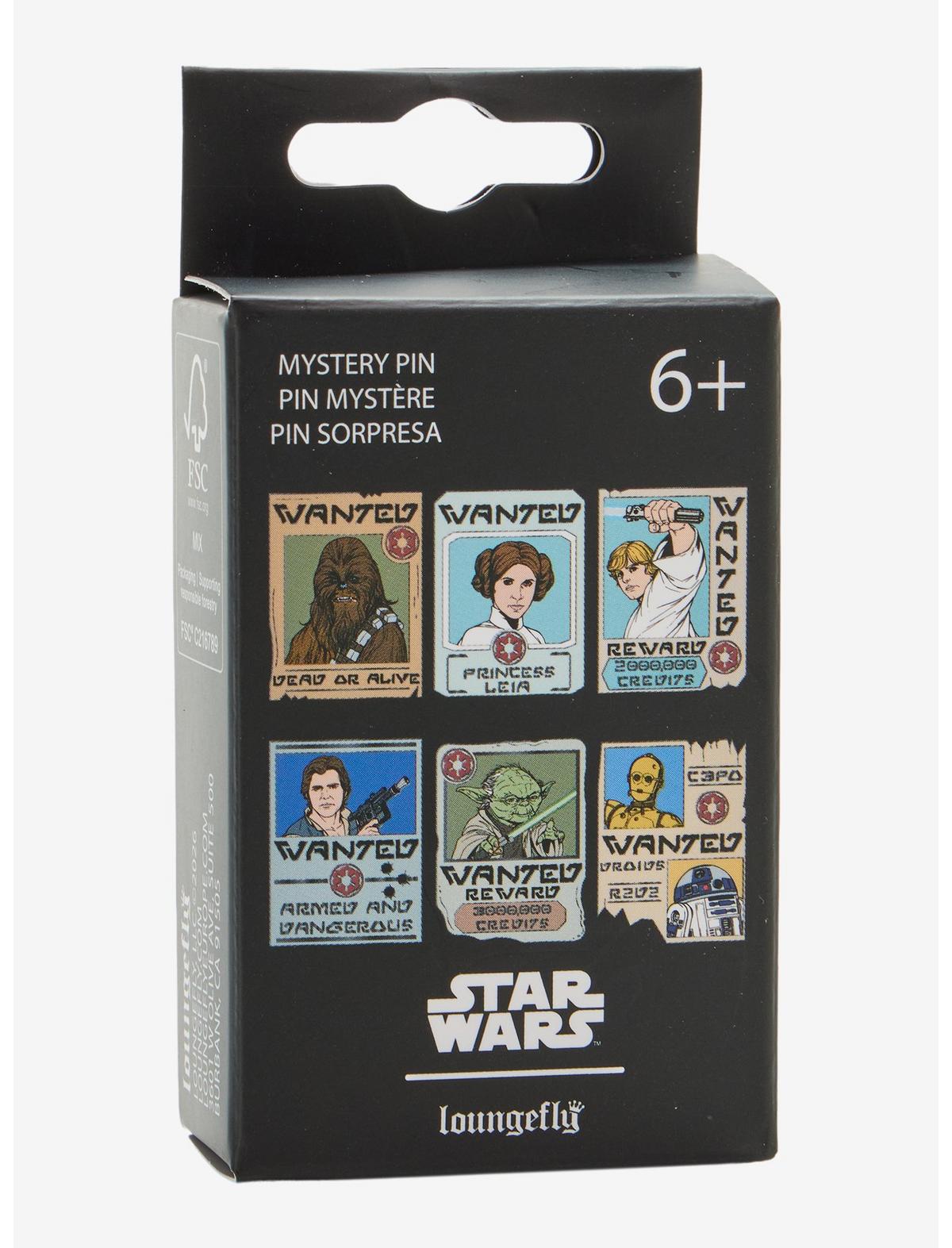 Loungefly Star Wars Wanted Poster Blind Box Enamel Pin Hot Topic Exclusive - US 5817