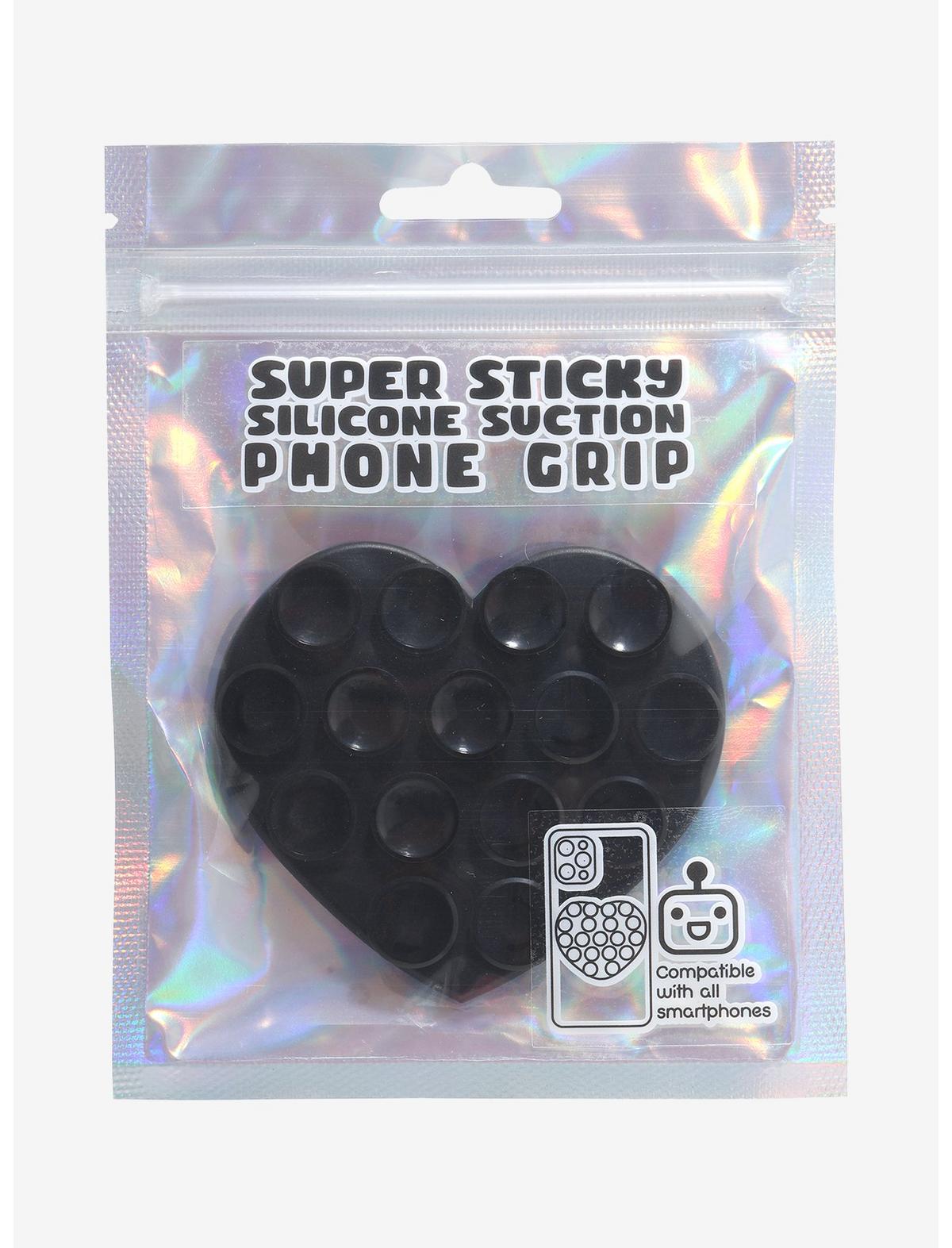 Black Heart Suction Phone Grip - US 0578