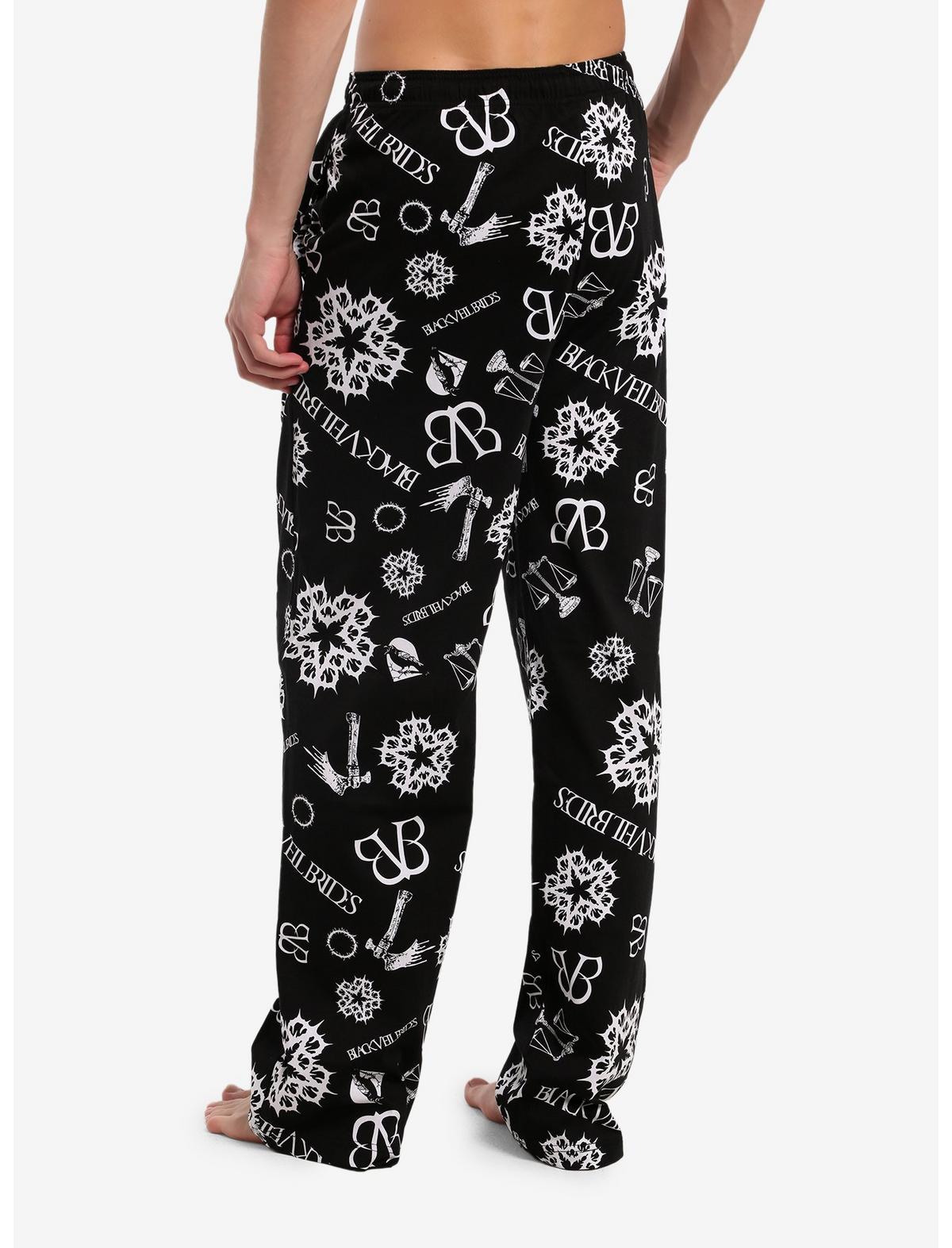 Black Veil Brides Logo Pajama Pants - US 2004