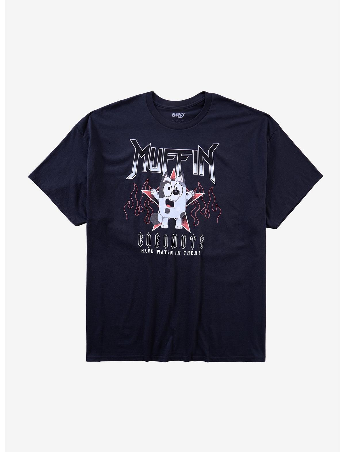 Bluey Muffin Coconuts Fire Metal T-Shirt - US 2785