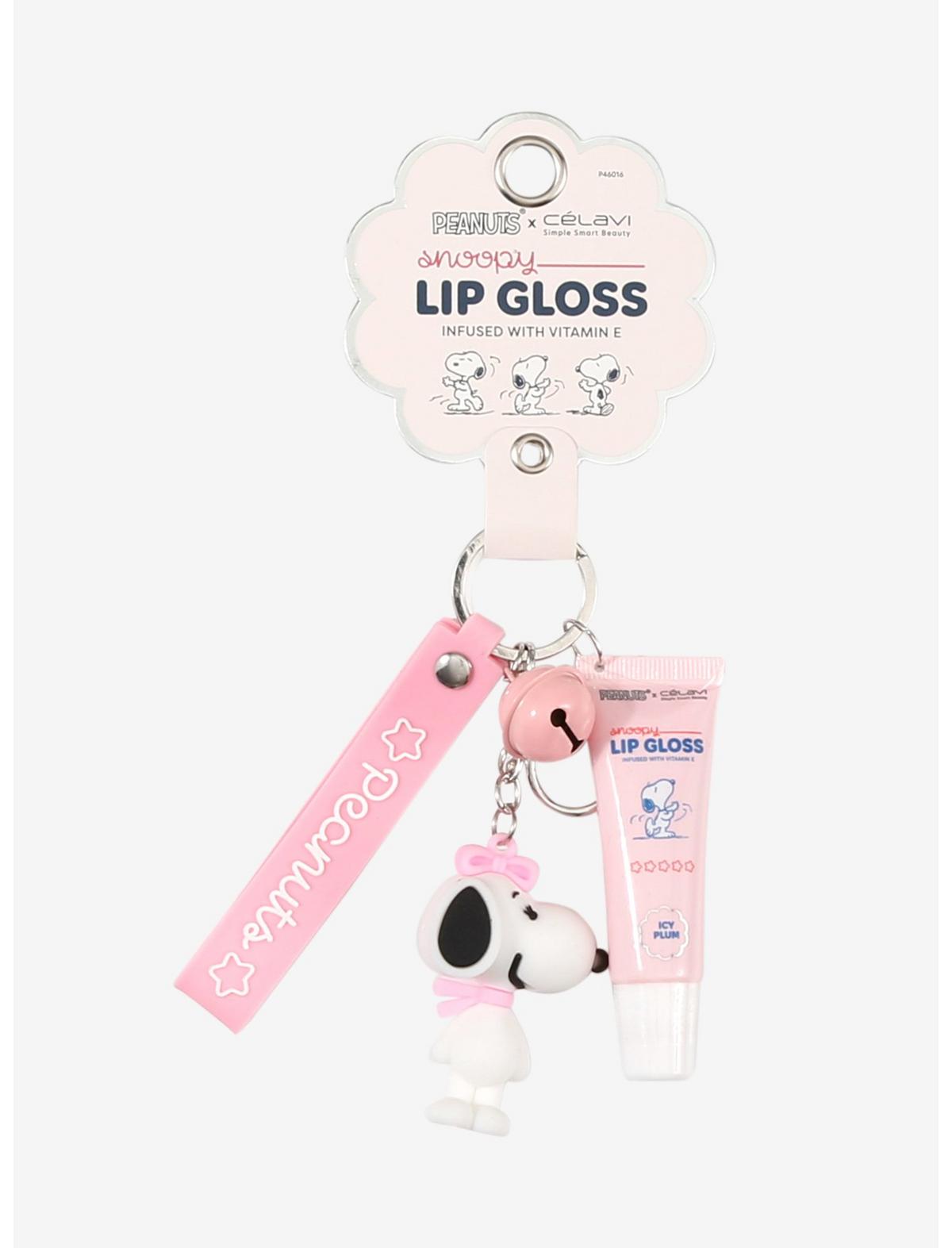 Célavi Peanuts Snoopy & Belle Lip Gloss Keychain - US 7339